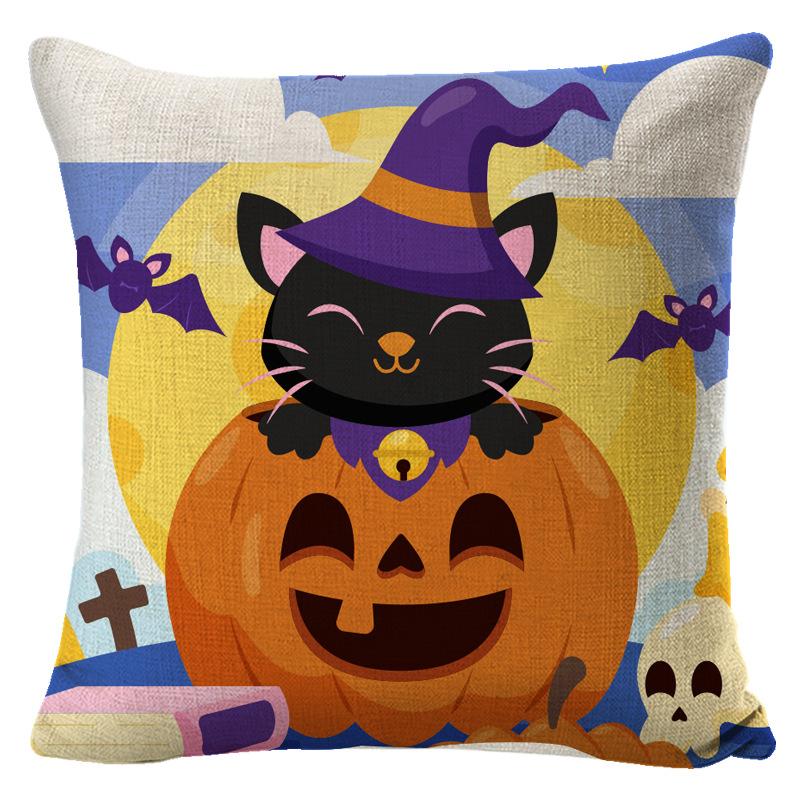 Pillow Christmas Pillowcase Set Home Bed Cushion Cover Office Sofa Waist Cushion