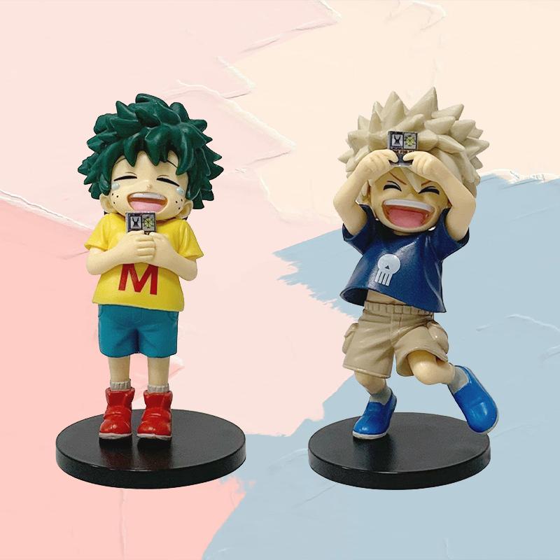 In Stock Gift My Hero Academia ChildhoodNew Arrival Izuku Midoriya  Childhood Katsuki Bakugo Figure Model Decoration Doll