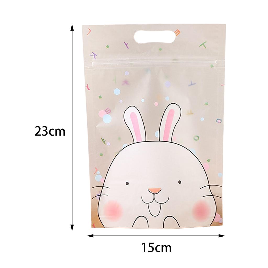 50pcs Food Packaging Bags Cute Resealable Biscuits Bags Cartoon Candy Bag Pastry Bags Cookie Packaging Bags for Chocolate