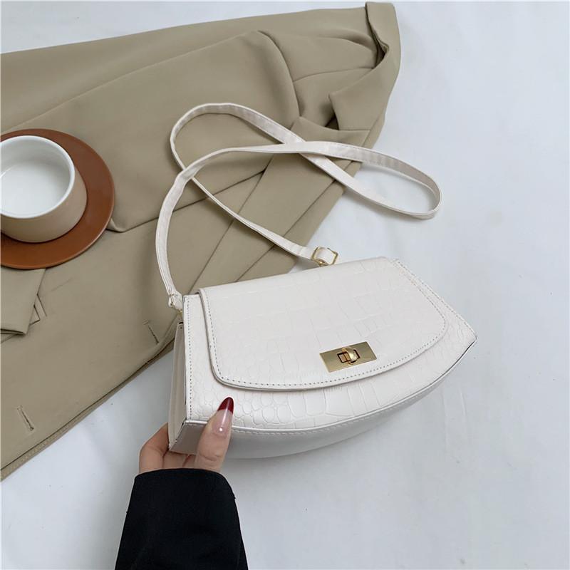 Stylish Pu Leather Saddle Bag For Women Casual Trendy Crossbody Shoulder Bag