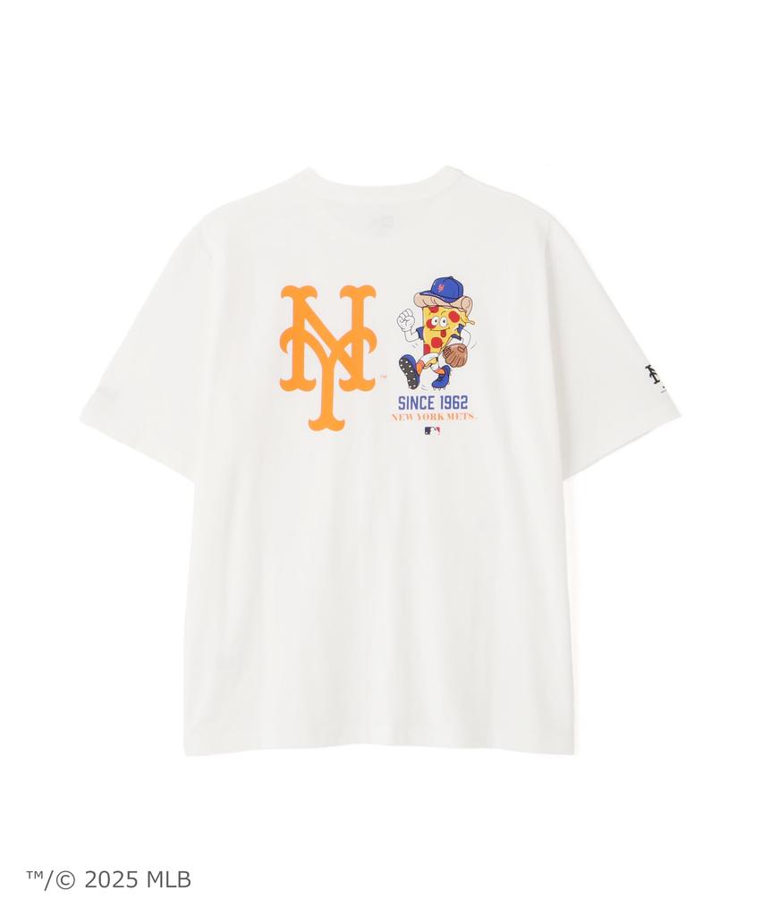 AVIREX New Era New York Size Met's T-Shirt, Men's, 2XL, 030, White, 783-5234011