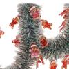 Christmas Tinsel Garland Christmas Ornament Home Housewarming Hanging Garland for Staircase Fireplace Holiday Railing Wreath