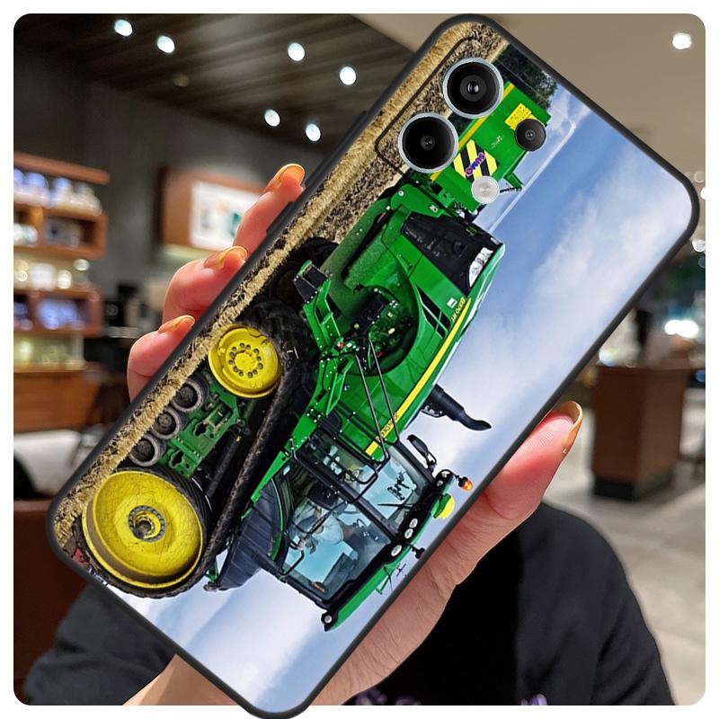 Farm Vehicle Tractor Case For Xiaomi Redmi Note 14 10 11 12 13 Pro 11S 12S Cover For Redmi 15 C 14C 10C 12C 13C