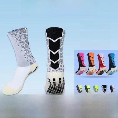 Chaussettes de football épaisses et antidérapantes Zhuji - Absorbant la transpiration, tube long et résistantes à l'usure