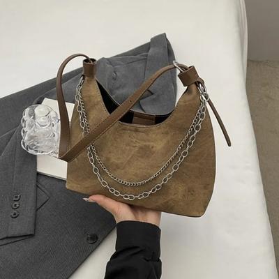 Lielas ietilpības retro modernas padušu somas sievietēm Modes daudzpusīgas klimpu maizītes Premium piepilsētas plecu somas