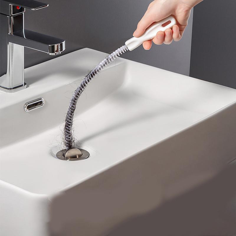 Kitchen Sink Cleaning Hook Cleaner Sticks Clog Remover Sewer Bendable Dredging Pipe Bathroom Hair Cleaning Sink Sewer Dredging