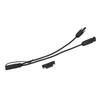 10AWG Solar Panel to SAE Adapter Cable SAE Solar Extension Cable for Automobiles Motorcycles 0.35m