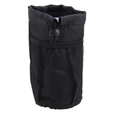 Porta-copos dobrável para acampamento de bicicleta com bolsos de malha e alças adesivas Bolsa porta-copos ajustável para bicicleta de montanha