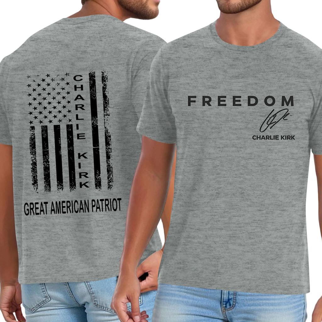 Men's Casual Daily Printed Top Round Neck T-shirt