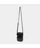 Customellow Black Leather Mini Cross Bag Cabax25513Bkx