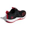 adidas Rapidaflex El K Slip Resistant And Breathable Low Top Kids' Running Shoes Black Red Kids' D96628