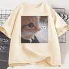 Silly Cat Meme T Shirt Funny Graphic Tee Unisex Harajuku Short Sleeve Tshirt Oneck Summer Casual Tshirt Streetwear