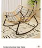 Rocking Recliner Chair: Balcony Leisure Chair, Lay-Flat Nest Chair, Lazy Sofa for Home