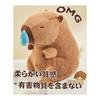 REDICE Capybara stuffed toy runny nose [2026 new material] Soft skin-friendly 22cm/33cm/45cm fluffy cute soothing capybara interior store decoration