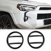 2x Black Fog Light Lamp Guard Protector Cover Trim for 4Runner SR5/TRD Pro 2014+
