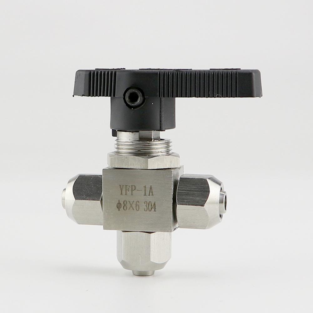 Qucik Twist Fit 6 8 10 12mm OD PU Tube Air Hose Tee 3 Ways L Port Ball Valve 304 Stainless Stel Water Gas Fuel Oil