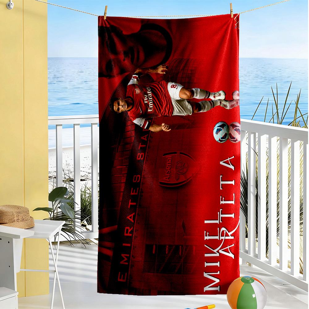 Victory Soccer Beach Towel Quick-Dry Soft Microfiber Comfortable Lightweight Suitable for Sports, Travel, Swimming, Yoga, Bathroom, Beach, And Pool