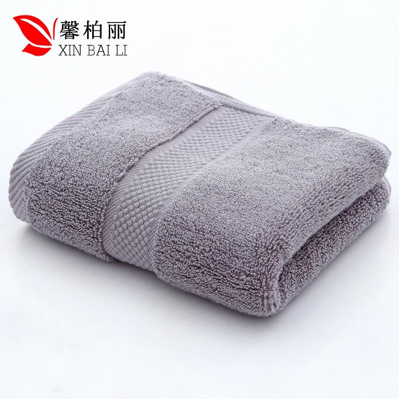 Pure cotton towel, cotton absorbent face towel thickened 130g gift