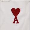 Ami Bfuks006 018 154 Ami De Coeur Big Heart Logo Intarsia Public Knit