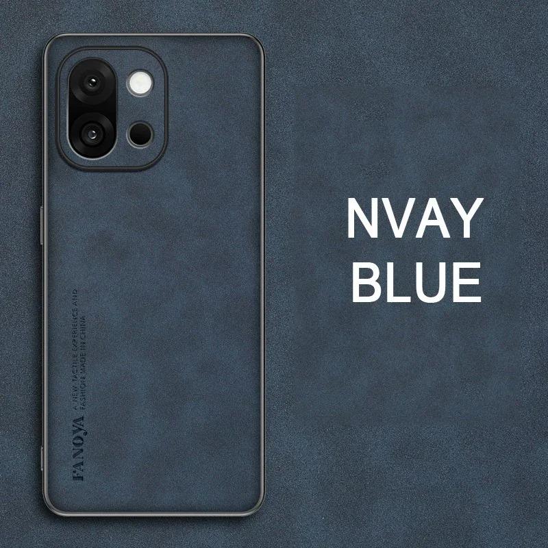 Case For OnePlus 15 Lambskin PU Leather Matte Phone Cover For OnePlus 15 1+ 15 Silicone Soft Frame Shockproof Back Cases Shell