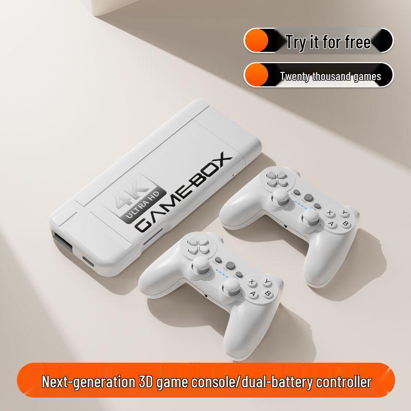 Retro HD TV Game Console: Classic Arcade Racing & Puzzle, Two-Player Sega Edition