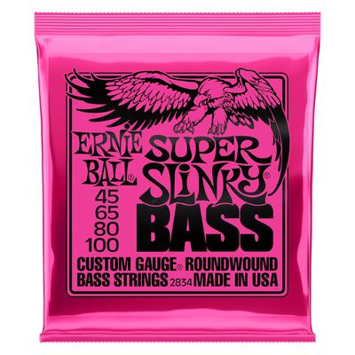 ERNIE BALL Super Slinky Bass 2834 Bass Strings (45-100) EB 2834