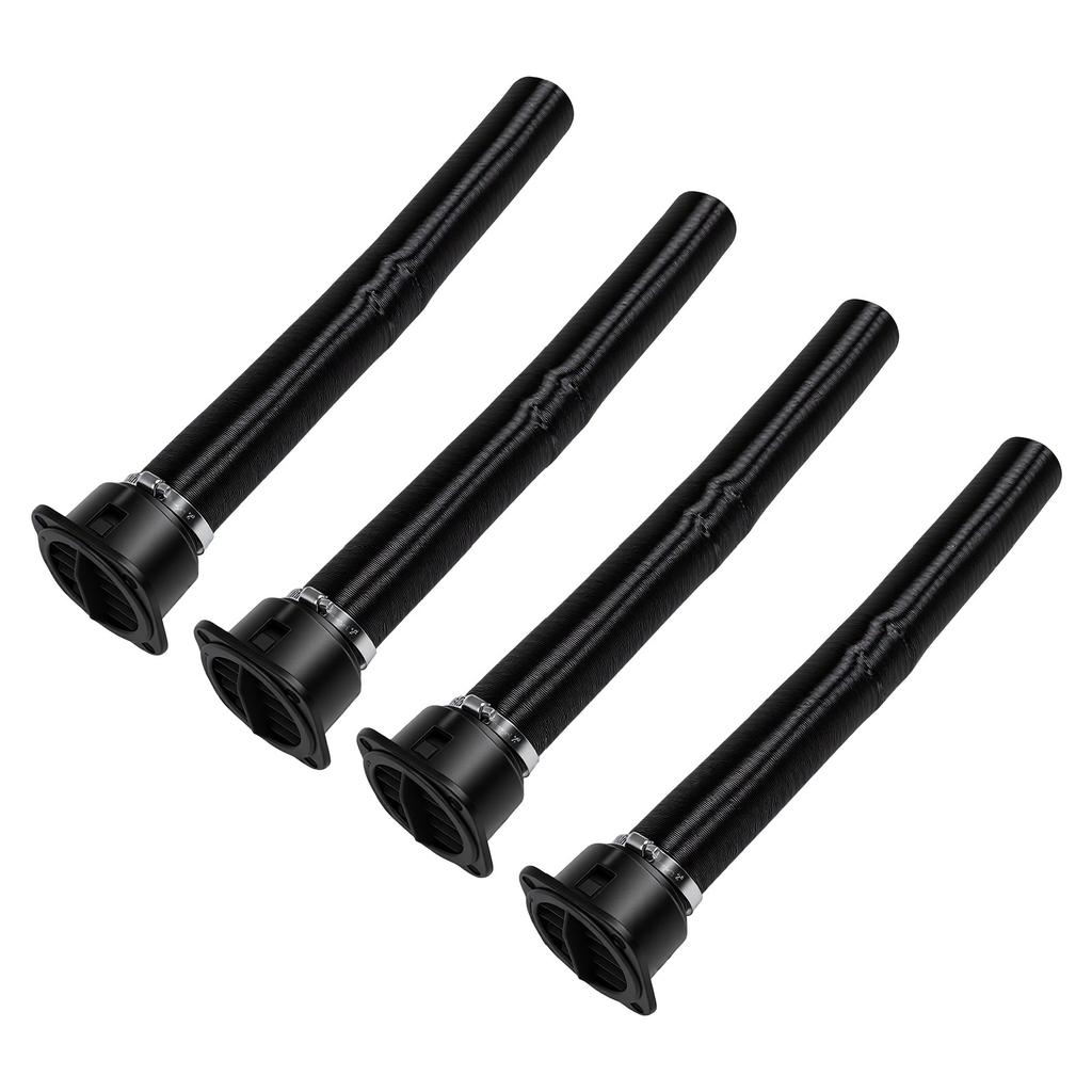 42mm Heater Duct Kit Adjustable Length Heater Pipe Warm Air Outlet Vent Set for Truck Boat Car Heating Systems