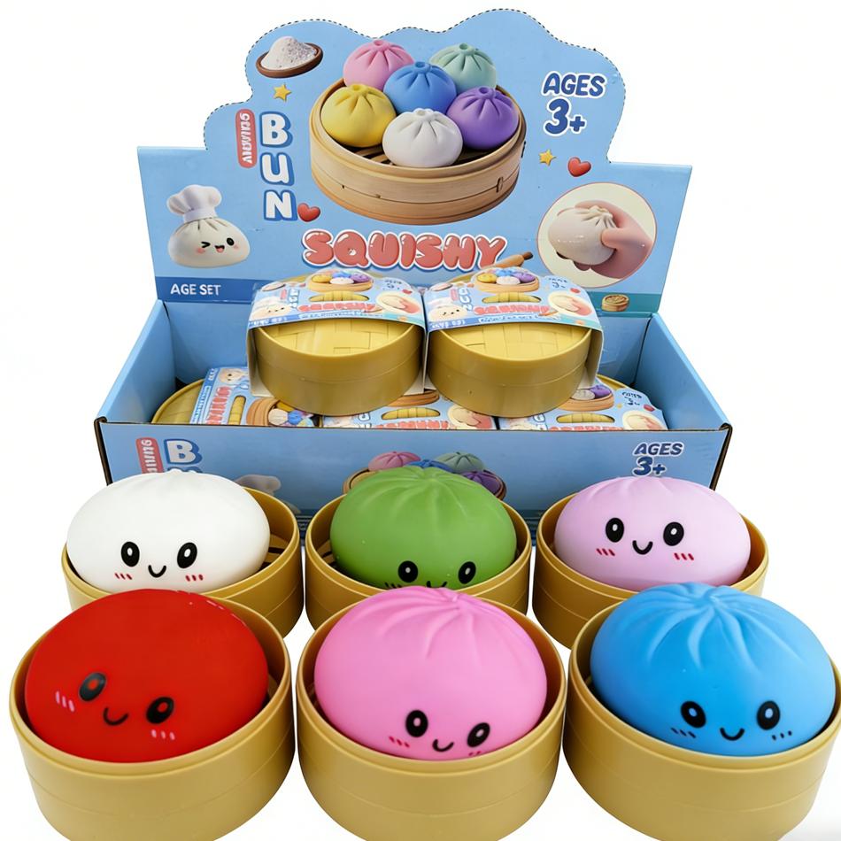 Simulation Flash Dumpling Squishies Ball Slow Rebound Soft Pinch Decompression Office Home Decorat Children Adults Birthday Gift