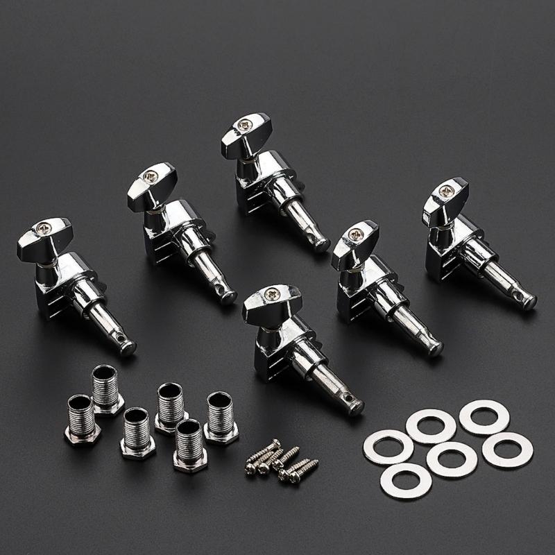 6Pcs Sealed Guitar Tunings Pegs Key Tuners Machine Head Knob Guitar Part