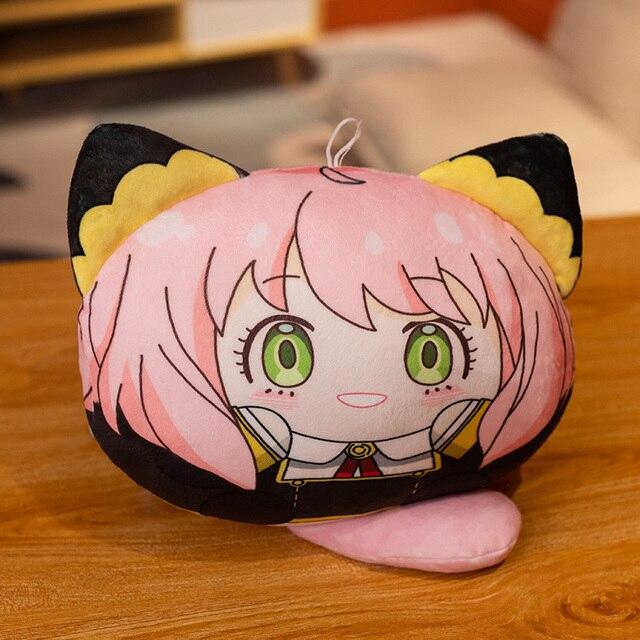 

30 см Kawaii Anya Spy X Семья плюшевые игрушки мультфильм аниме подушка Loid Forger Yor Forger Anya Forger мягкая кукла детский подарок на день рождения 10cm pendant розовый