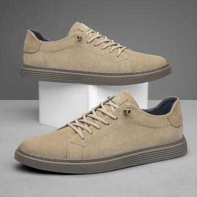 Chaussures pour hommes en daim de marque de haute qualité Chaussures décontractées pour hommes vintage Chaussures Oxford polyvalentes pour hommes Chaussures de bureau Chaussures d'affaires Antidérapantes