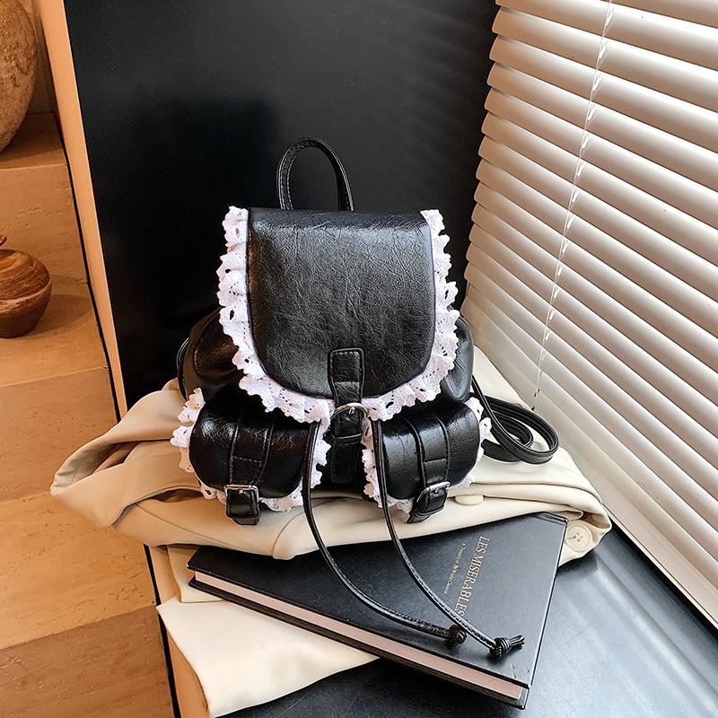 Large Capacity Portable Backpack Bag Women's New High-end Versatile Multi-pocket Student Schoolbag