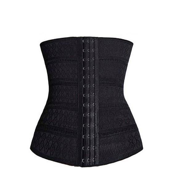 Women Body Shaper Latex Rubber Waist Trainer Cincher Underbust Shapewear Corset