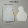 92MF Religious Immaculate Heart Mother Sculpture Silicones Mold For Catholic Wall Art And Decorative Epoxy Resins Craft Gift