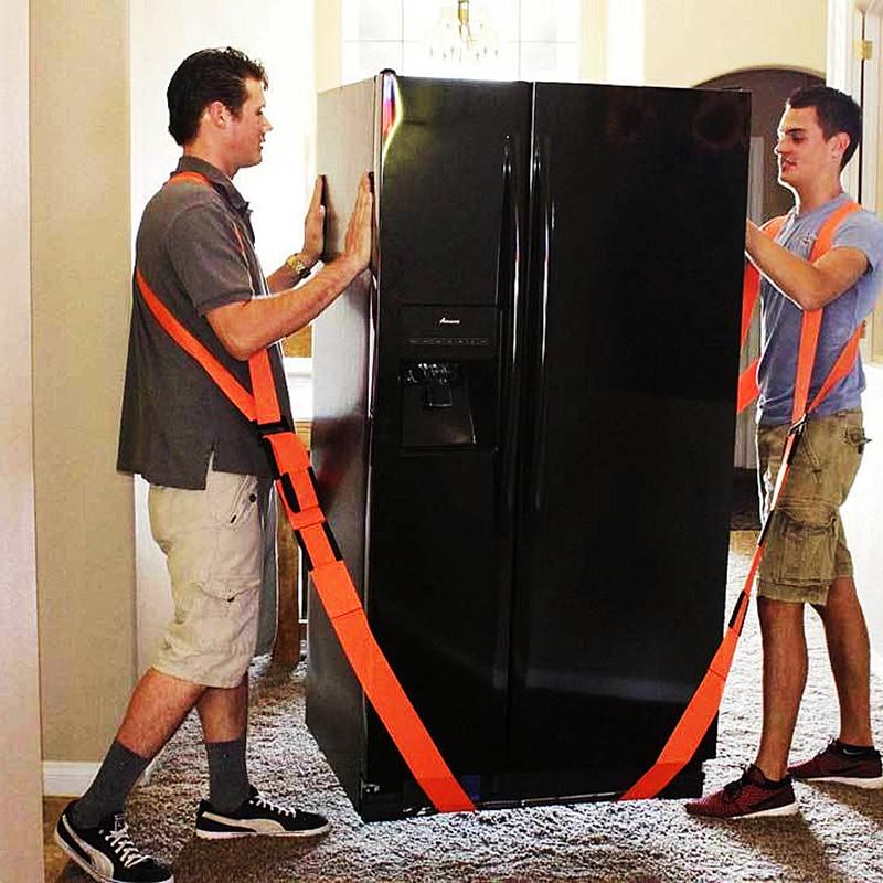 2PCS Furniture Moving Carrying Straps Shoulder Forearm Carry Rope Lift Heavy Furniture Transport Belt Ropes Lifting Cord Moving Strap