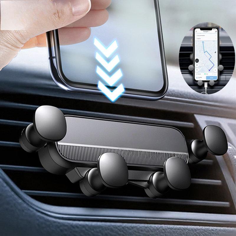 1PC Gravity Supporto per cellulare per auto Installazione bocchetta Supporto per cellulare per auto Supporto GPS universale