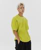 OFFGRID Waffle Uni Trail Raglan Short Sleeve Tee-Lime