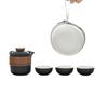Portable Travel Tea Set 2025 New Outdoor One Person Drinking Quick Cup Tea Cup Kung Fu Brewing Teapot Carry On