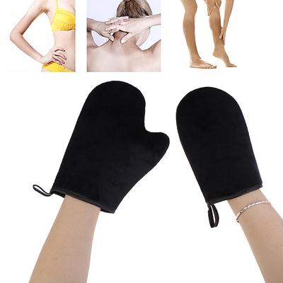 Practical Good Quality Flocking Tanning Oiled Gloves Spa Gloves Sunscreen Cream Gloves Wipe Essential Oil Gloves