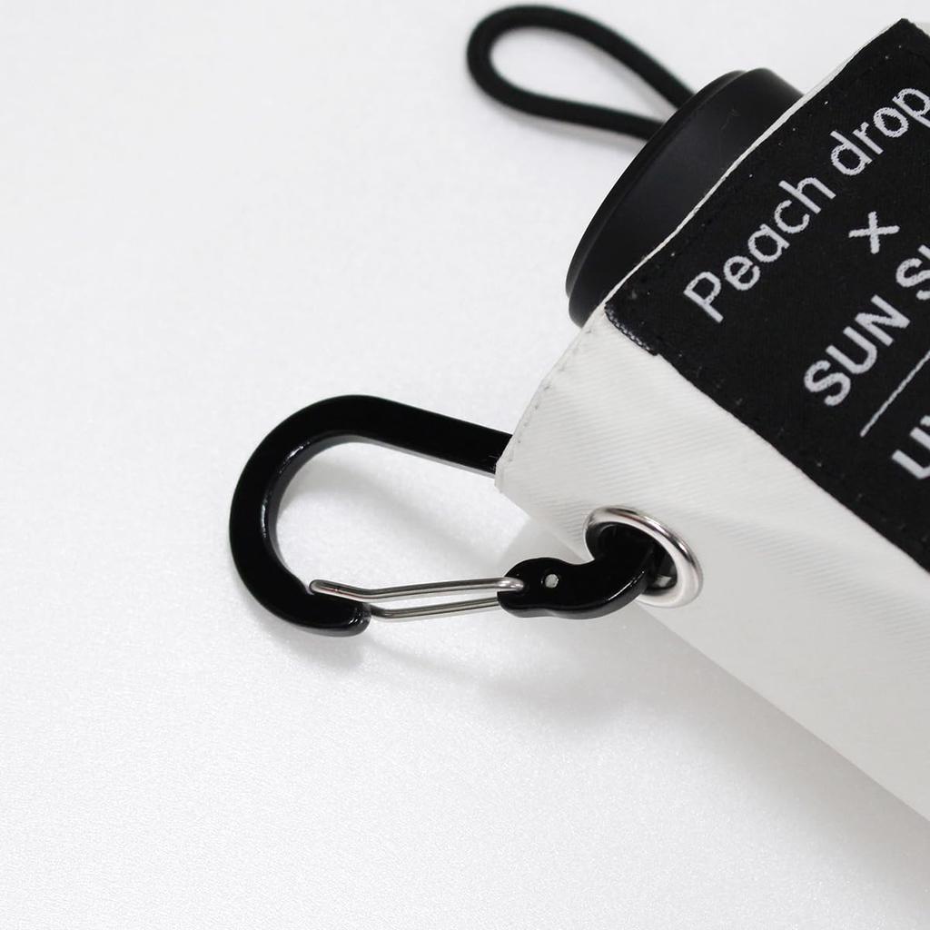 Nifty Colors Folding Umbrella Peach Drop Light Blocking Carbon Lightweight Mini 65 5198GY