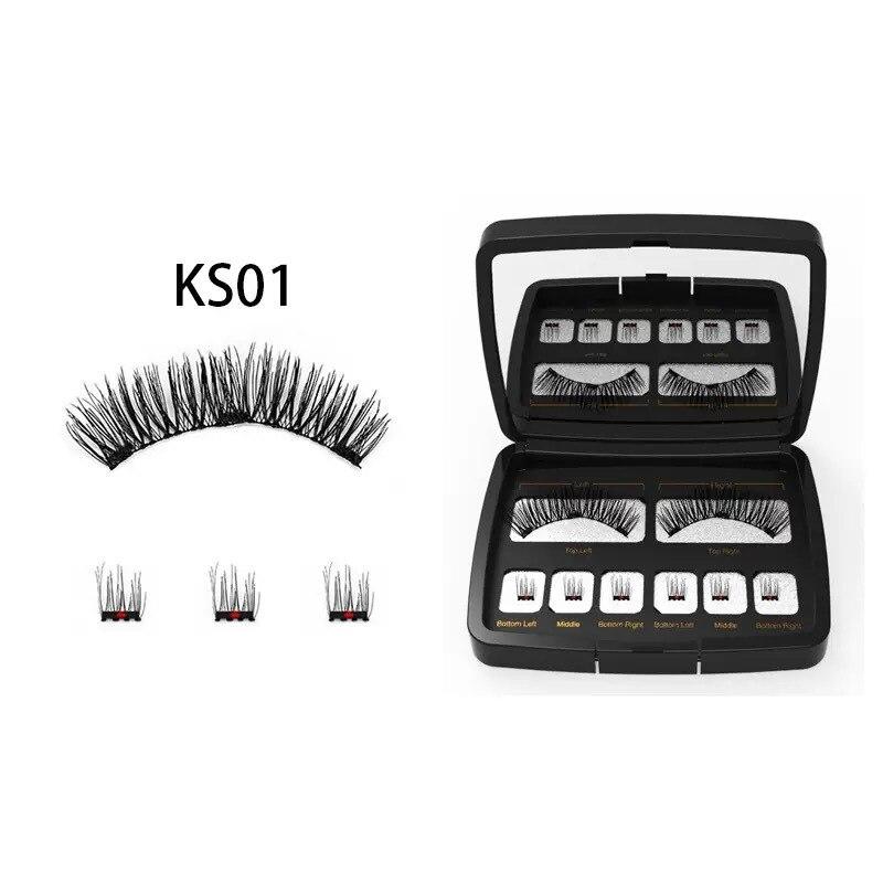 Magnetic Eyelashes With Magnets Naturally Dense Handmade Makeup Eyelashes Extended False Eyelashes Eye Makeup LXY