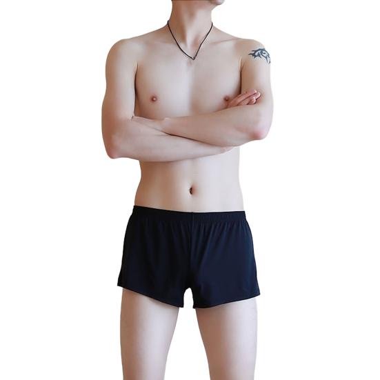 Men Boxer Underwear Low Waist Breathable Smooth Wiring Perfect Fit Shorts Panties
