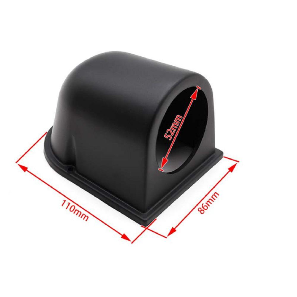 Carbon Fiber 2-Inch Single Hole Car Gauge Mount 52mm