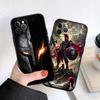 PP58 Spartan Warrior Soft Shell Phone Case for iPhone 16 15 14 13 12 Pro Max Plus Mini