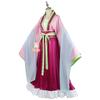 iCoser Maomao Cosplay Costume Wig Anime The Apothecary Diaries Pink Dress Necklace Earrings Hairpin Halloween Party for Women