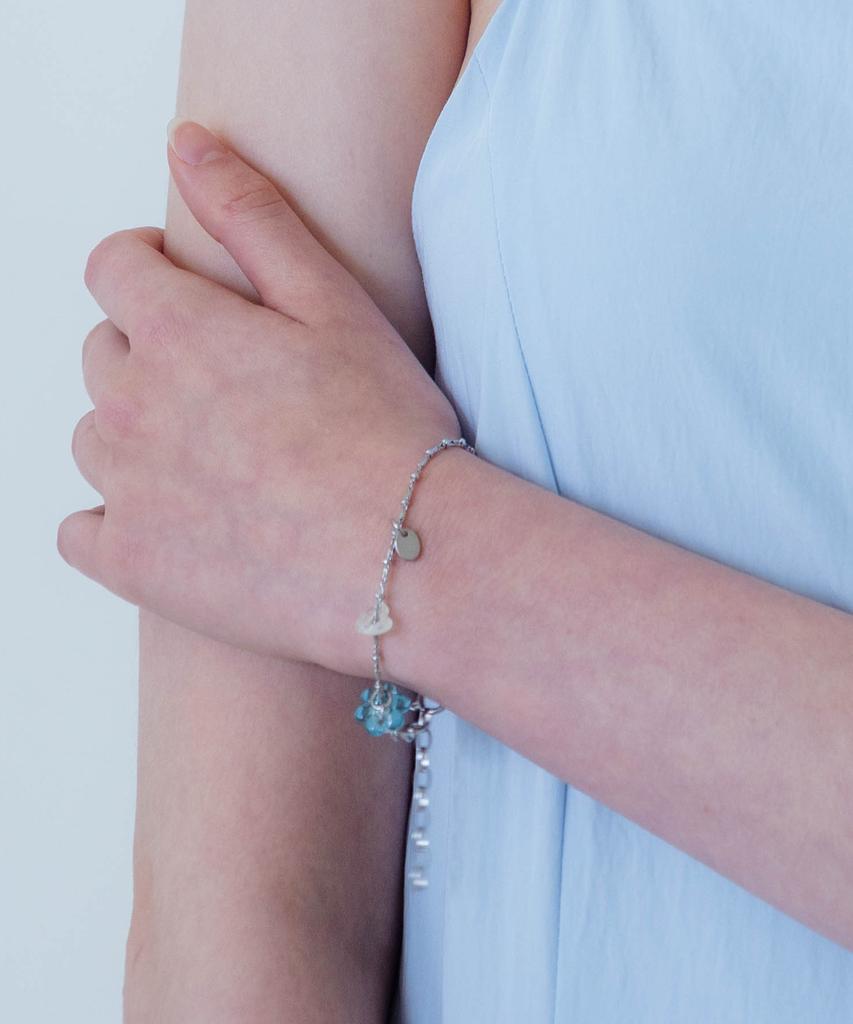 Pearly More Summer Point Bead Chain Bracelet_Pm25B008Hs