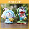 Entzückende Q-Version Anime Doremon Kostümserie PVC-Figur Niedliche Schreibtischdekoration Geschenk