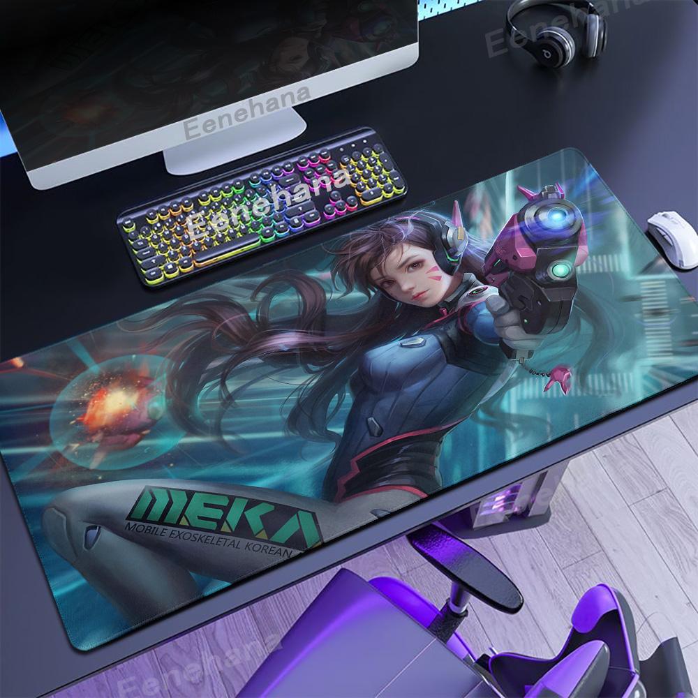 Large Overwatch PC Gamer Cabinet Mouse Pad Cute Pink Keyboard Expansion Pad Laptop Gaming Accessories Desk Mat Kawaii HD Carpet