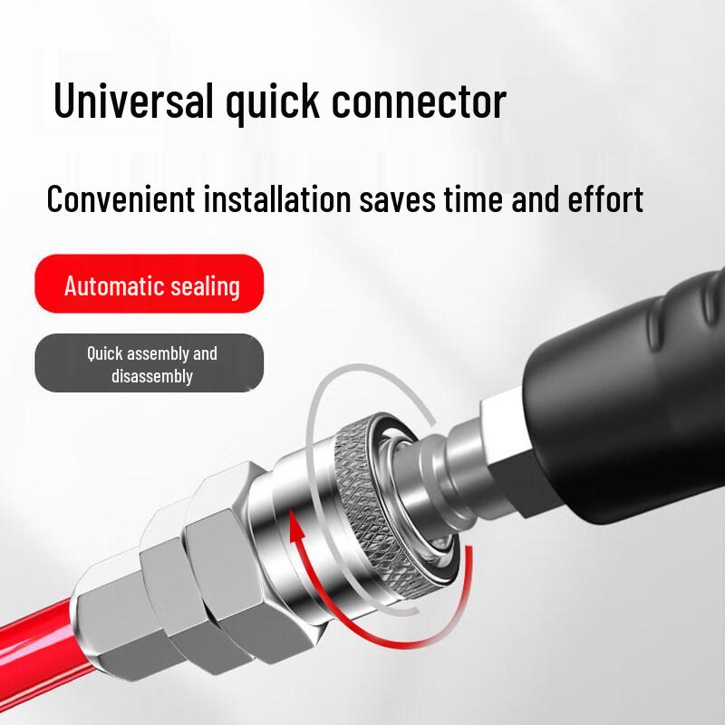 Aokewen High-Pressure Telescopic Air Blow Gun with 15m Spring Hose