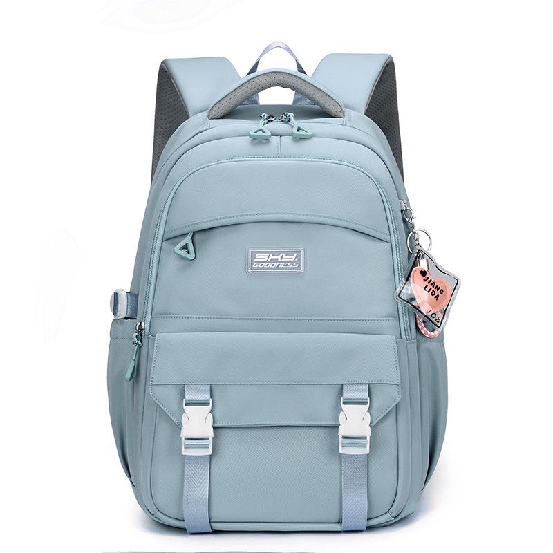 

Women s Large-Capacity Backpack for Students - Casual, Japanese Style світло-синій колір